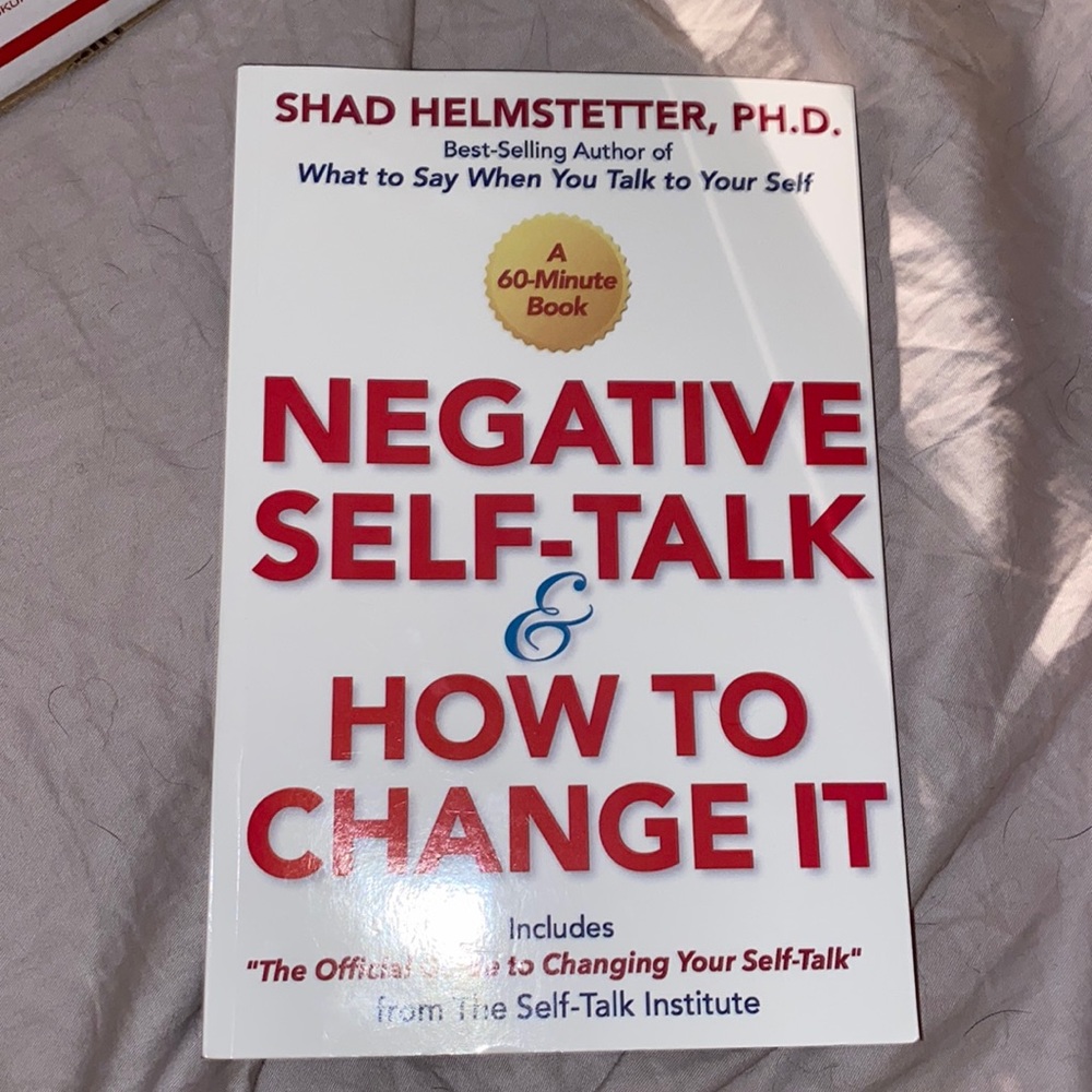 Negative self talk & how to change it book